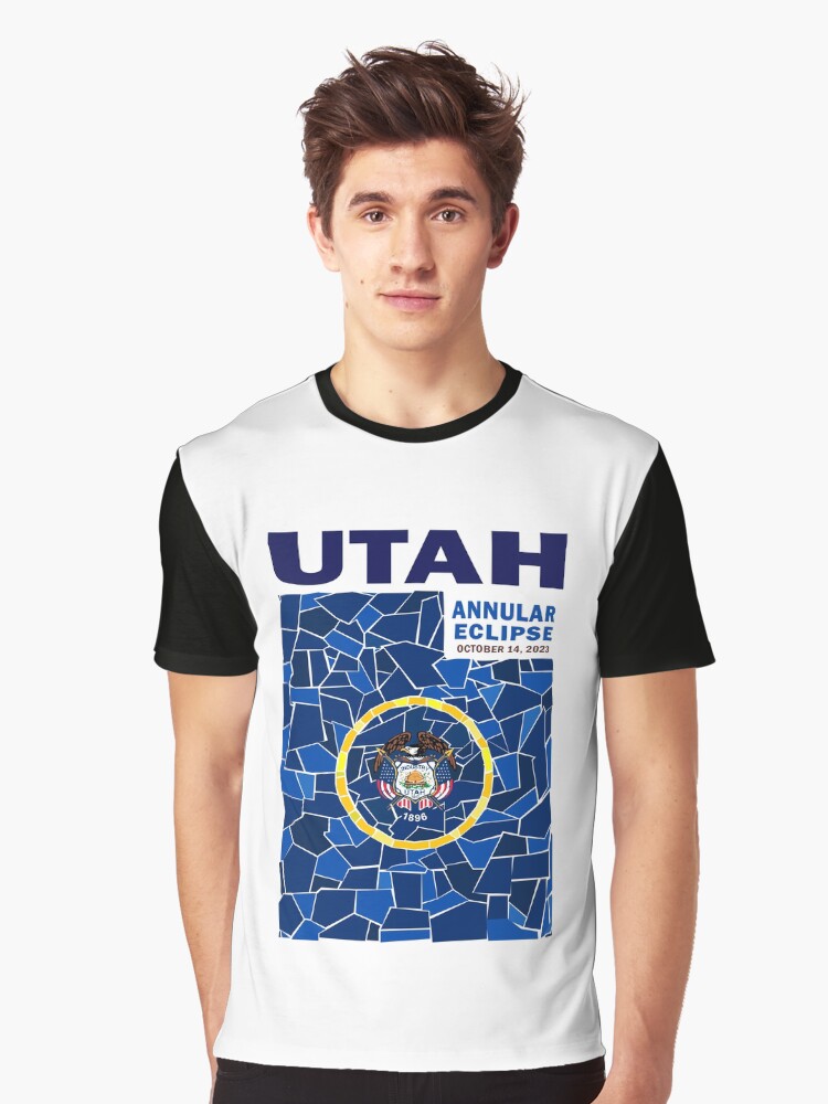 Thumbnail 1 of 5, Graphic T-Shirt, Utah Annular Eclipse 2023 designed and sold by Eclipse2024.