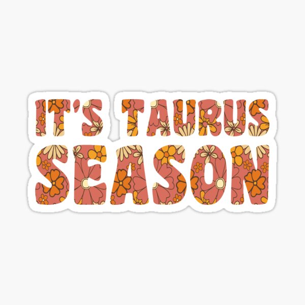 Item preview, Retro Taurus Season designed and sold by MyStarSign.