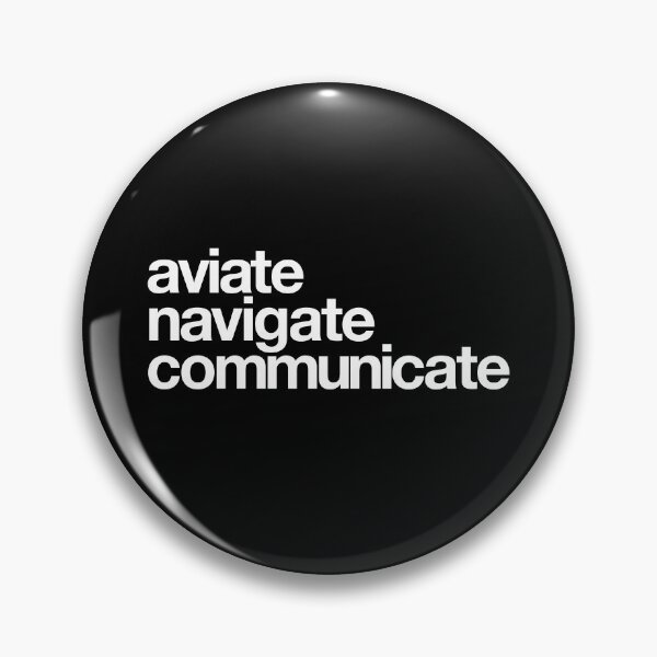Item preview, Aviate Navigate Communicate designed and sold by JumpSeatDesign.