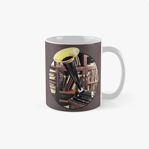 Item preview, Vintage Phonograph in Library Circa 1880 designed and sold by Susan Savad.
