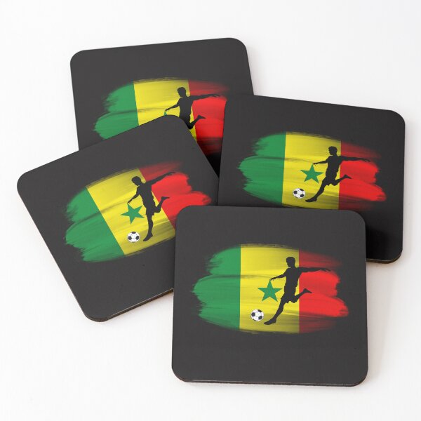 Item preview, Senegal flag soccer player designed and sold by Zakrytos ★★★★★.