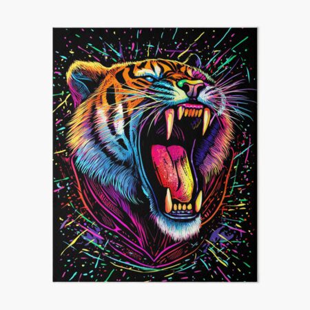 Item preview, Screaming Psychedelic Tiger designed and sold by albertocubatas.
