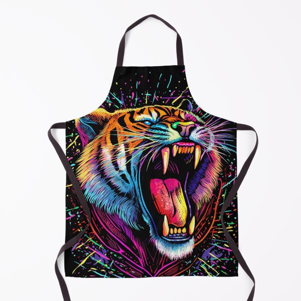 Artikelvorschau, Schreiender psychedelischer Tiger entworfen und verkauft von albertocubatas.