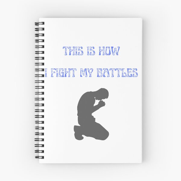 Item preview, This is how I fight my battles - Man Praying designed and sold by BlessedConcepts.