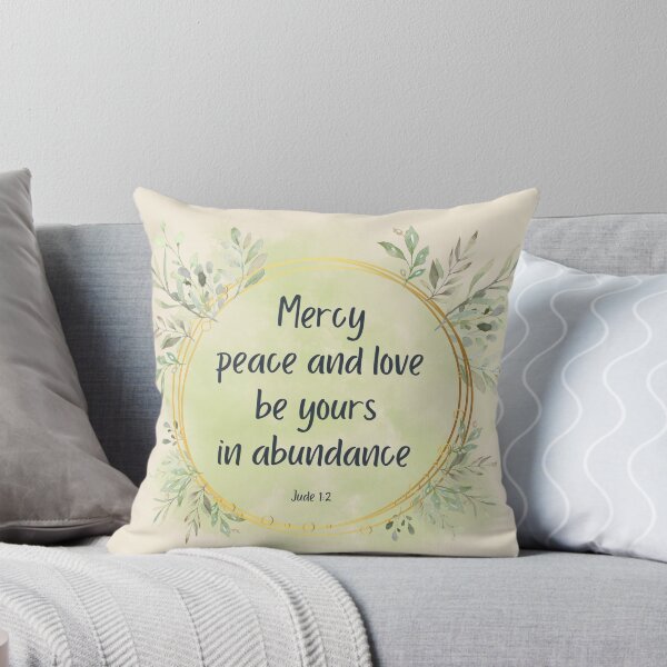 Item preview, Old Testament verse - Mercy peace and love be yours in abundance - Jude 1 2 designed and sold by THEARESTON.