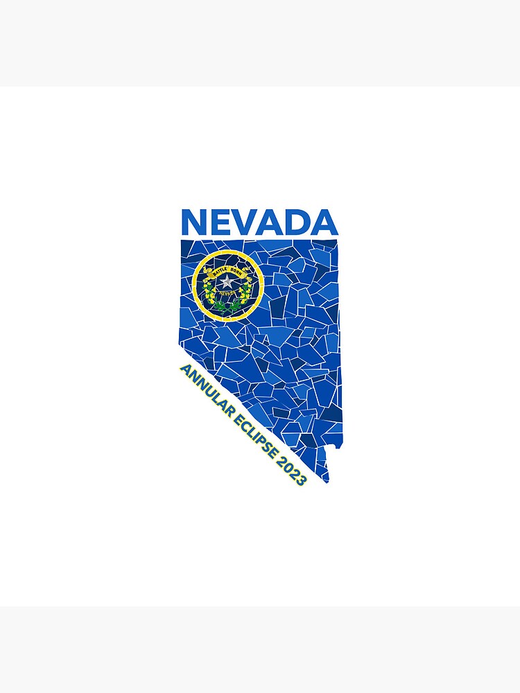 Thumbnail 3 of 3, Pin, Nevada Annular Eclipse 2023 designed and sold by Eclipse2024.