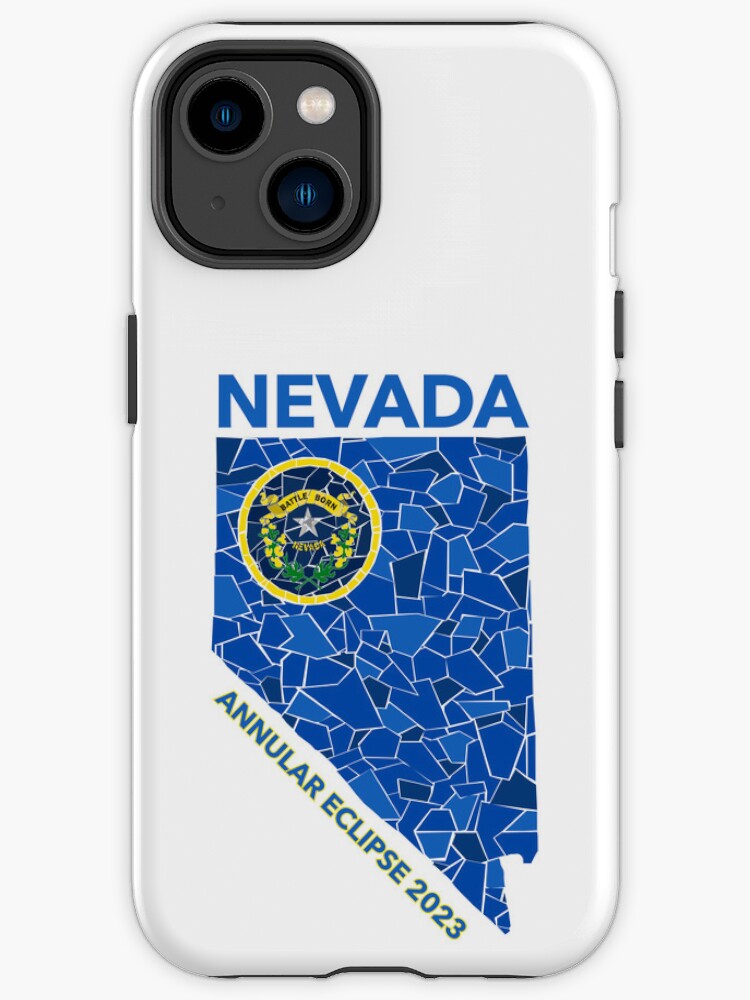 Thumbnail 1 of 4, iPhone Case, Nevada Annular Eclipse 2023 designed and sold by Eclipse2024.
