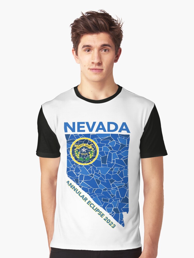 Thumbnail 1 of 5, Graphic T-Shirt, Nevada Annular Eclipse 2023 designed and sold by Eclipse2024.