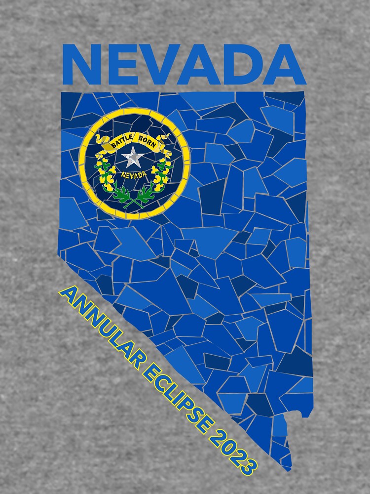Thumbnail 5 of 5, Lightweight Sweatshirt, Nevada Annular Eclipse 2023 designed and sold by Eclipse2024.