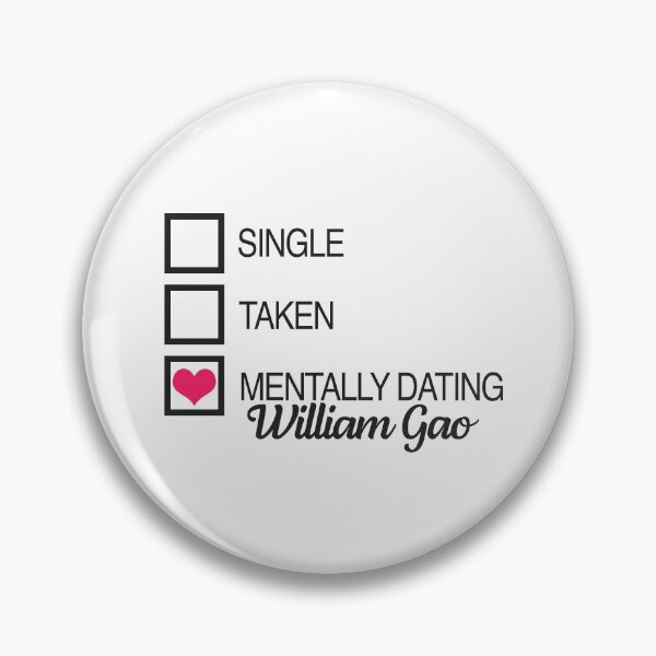 Item preview, Mentally dating William Gao Heart designed and sold by ManoTV.