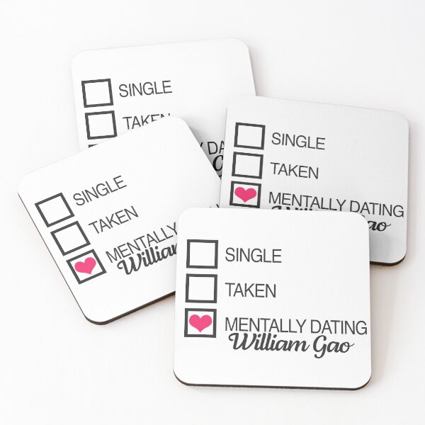 Item preview, Mentally dating William Gao Heart designed and sold by ManoTV.