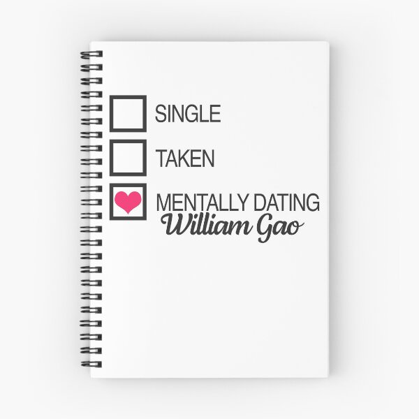 Item preview, Mentally dating William Gao Heart designed and sold by ManoTV.