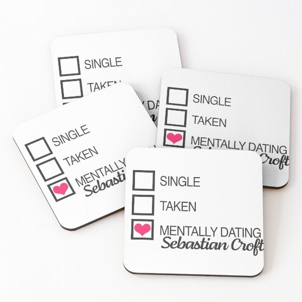 Item preview, Mentally dating Sebastian Croft Heart designed and sold by ManoTV.