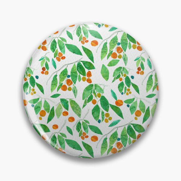 Item preview, Lime Green&Orange Leaves and Vines designed and sold by Eva Ellis.