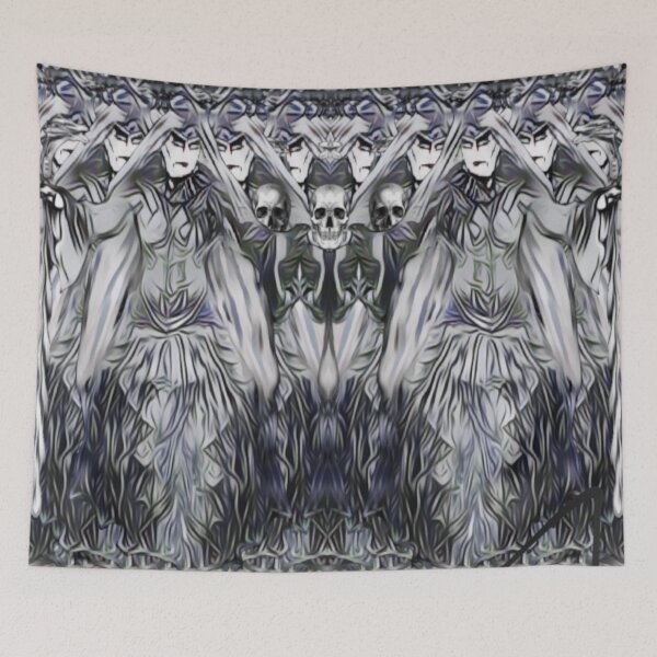 Item preview, dark gothic horror portrait  designed and sold by Cyberomiz.