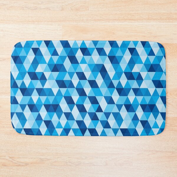 Item preview, Blue and white triangles  designed and sold by JumpSeatDesign.