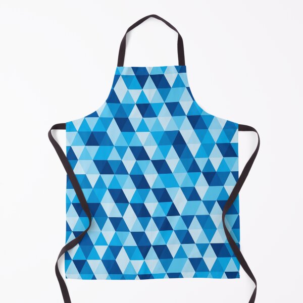 Item preview, Blue and white triangles designed and sold by JumpSeatDesign.