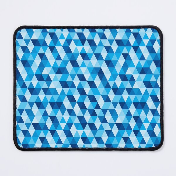 Item preview, Blue and white triangles designed and sold by JumpSeatDesign.