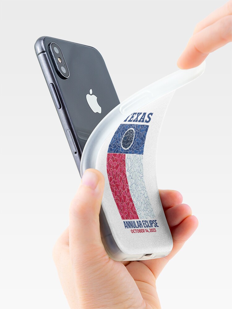 Thumbnail 4 of 5, iPhone Case, Texas Annular Eclipse 2023 designed and sold by Eclipse2024.
