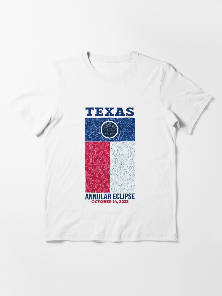 Thumbnail 2 of 7, Essential T-Shirt, Texas Annular Eclipse 2023 designed and sold by Eclipse2024.