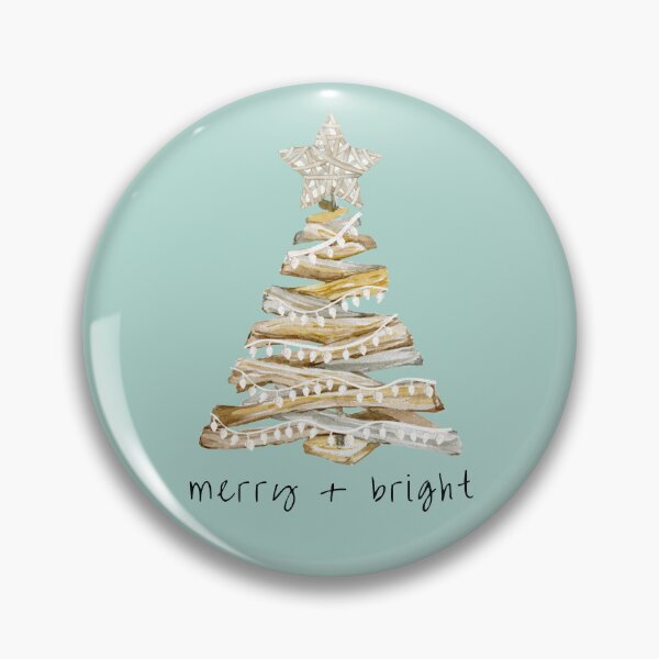 Item preview, Merry and Bright Natural Christmas Tree designed and sold by beachchic.