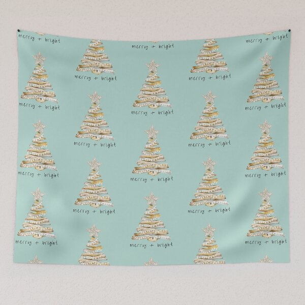 Item preview, Merry and Bright Natural Christmas Tree designed and sold by beachchic.