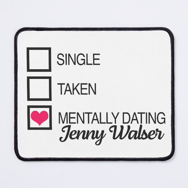 Item preview, Mentally dating Jenny Walser Heart designed and sold by ManoTV.