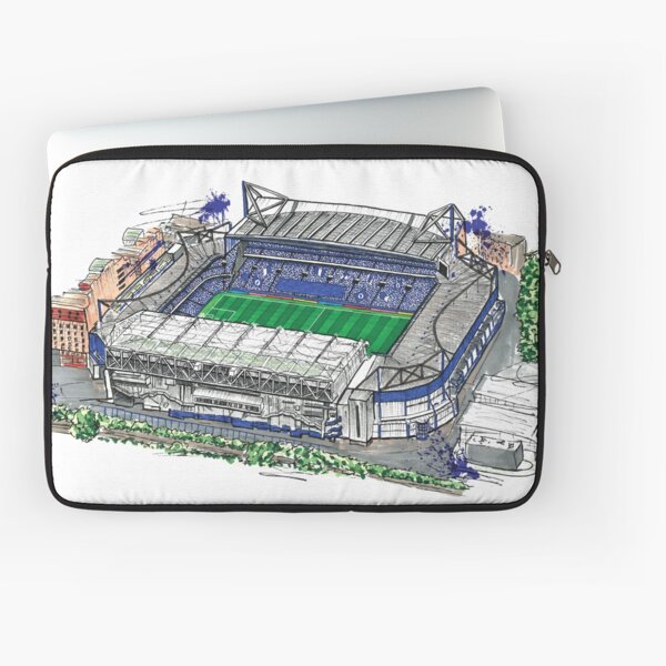 Stamford Bridge Chelsea F.C. Inspired Football Art Print Stadium Design  Blues