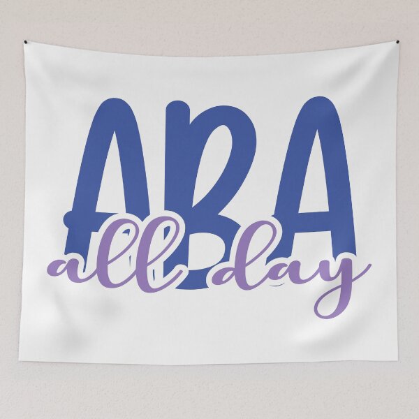 Item preview, ABA All Day in blue and lilac designed and sold by Kairilara.