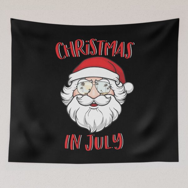 Item preview, Christmas In July Santa Claus Sunglasses Summer Sunset Beach designed and sold by MintedFresh.