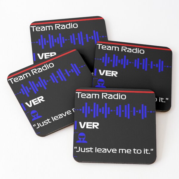 Item preview, Just Leave Me To It - Max Ver - F1 Team Radio Quote designed and sold by StickItOnPole.