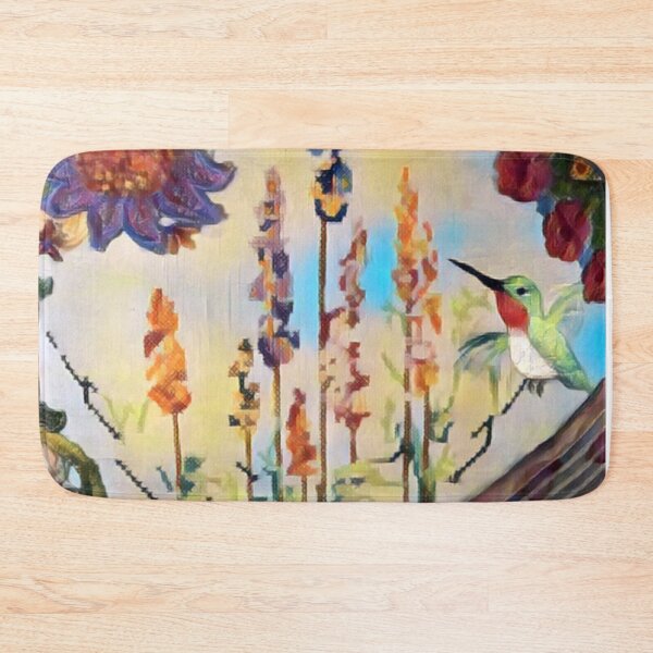 Item preview, Hummingbirds Garden designed and sold by lindosilks.