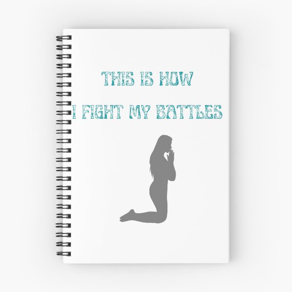 Item preview, This is how I fight my battles - Woman Praying designed and sold by BlessedConcepts.