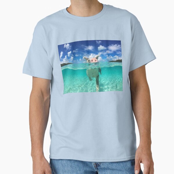 Item preview, Cute Swimming Pigs in Bahamas designed and sold by DV-LTD.
