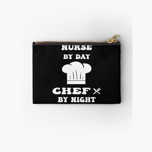 Item preview, nurse by day and chef by night funny and cool saying designed and sold by Ach B.