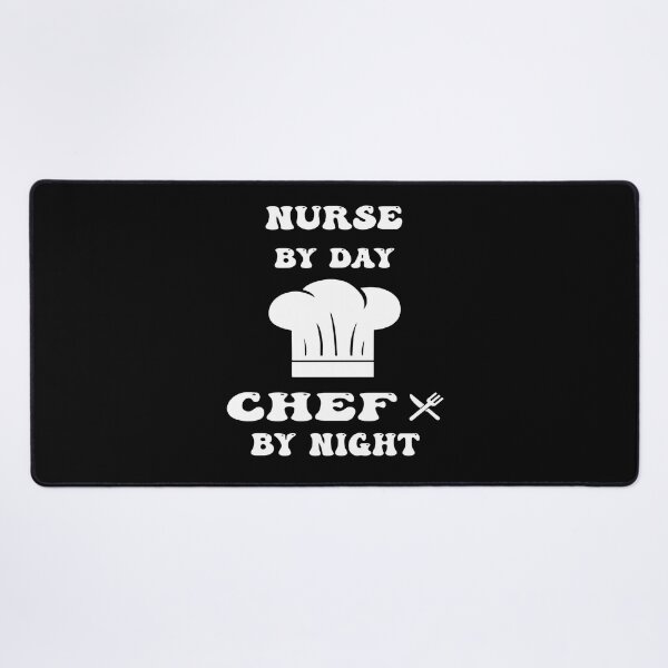 Item preview, nurse by day and chef by night funny and cool saying designed and sold by Ach B.