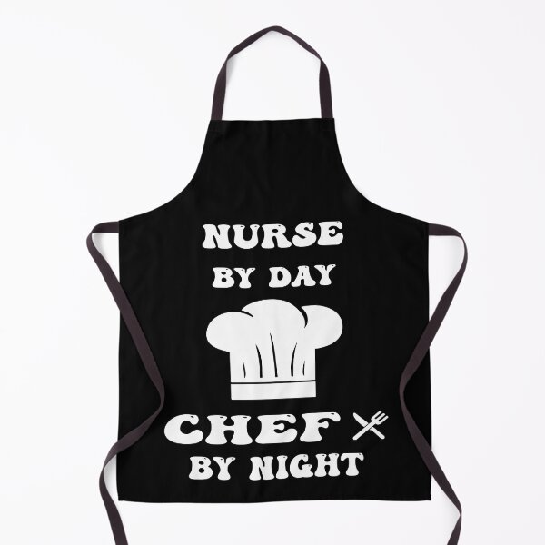 Item preview, nurse by day and chef by night funny and cool saying designed and sold by Ach B.