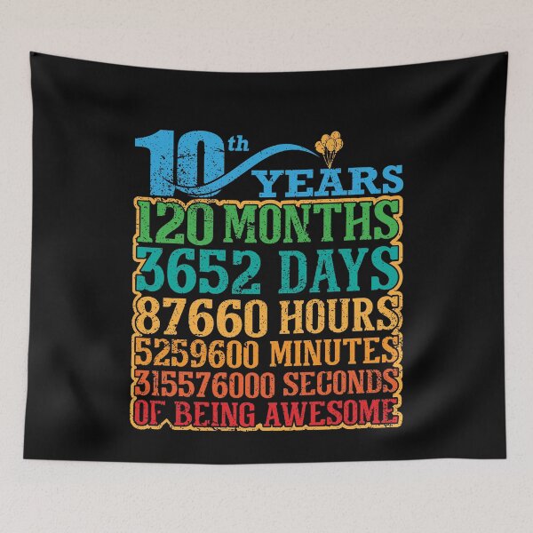 Item preview, boys 10th birthday countdown designed and sold by Artsy Aura ⭐⭐⭐⭐⭐  .