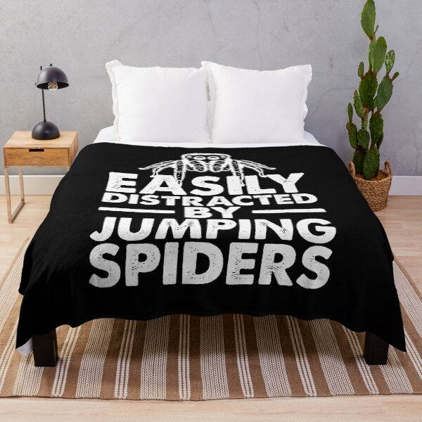 Item preview, EAsily Distracted By Jumping Spiders, Spider Lover designed and sold by TheReallyNiceStuff.