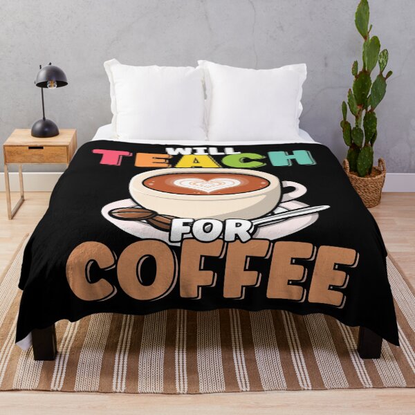 Item preview, Will Teach For Coffee Lover Funny Cute Teacher Coffee designed and sold by MintedFresh.