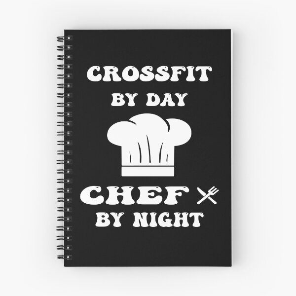 Item preview, crossfit by day and chef by night funny and cool saying designed and sold by Ach B.