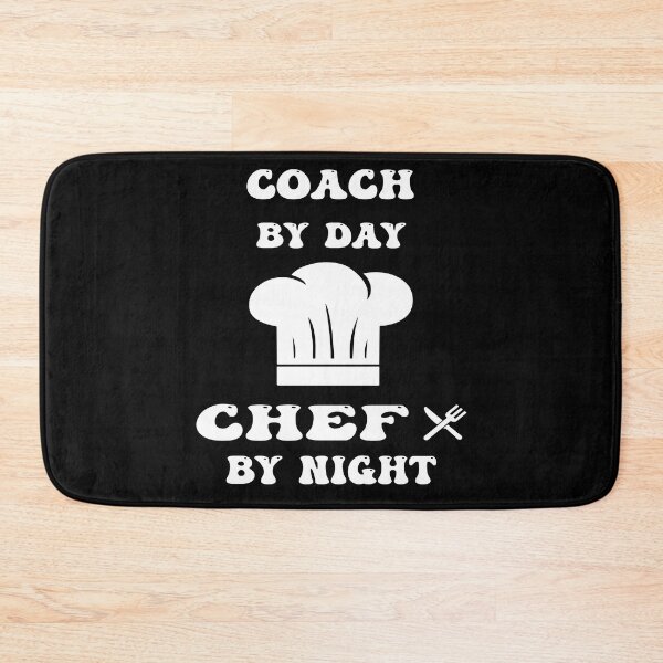 Item preview, coach by day and chef by night funny and cool saying designed and sold by Ach B.