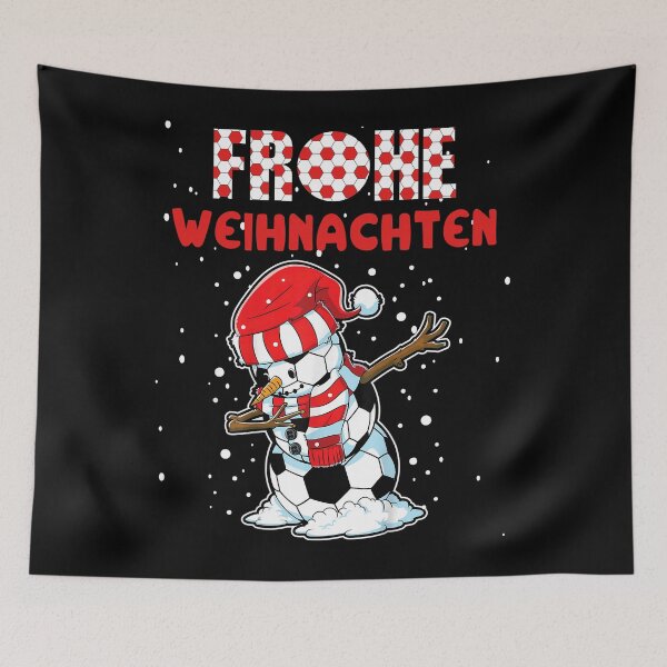 Item preview, Frohe Weihnachten - Fußball Schneeman designed and sold by Georgy09.