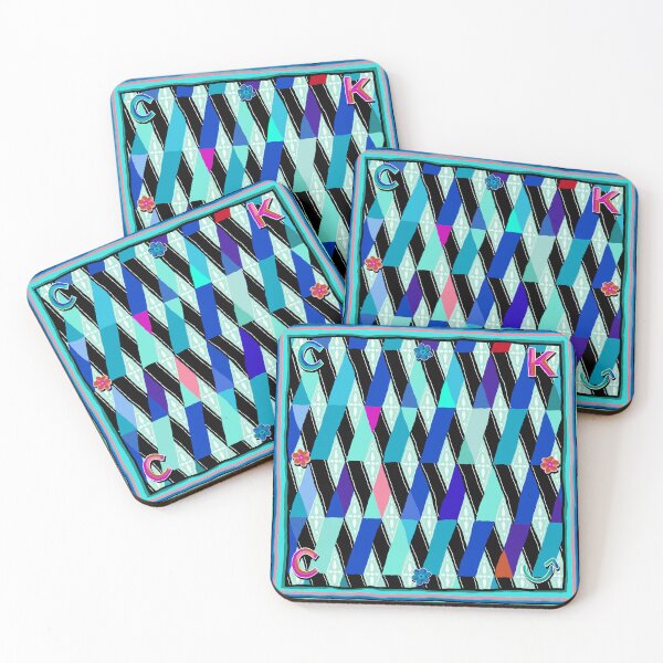 Item preview, CKC Geometric design (blue) designed and sold by CKCRedbubble.