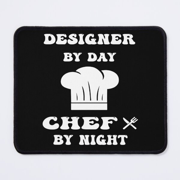 Item preview, designer by day and chef by night funny and cool saying designed and sold by Ach B.