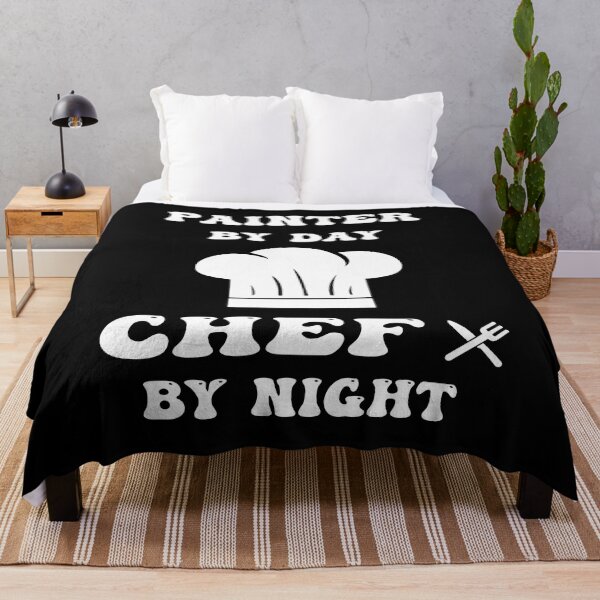 Item preview, painter by day and chef by night funny and cool saying designed and sold by Ach B.