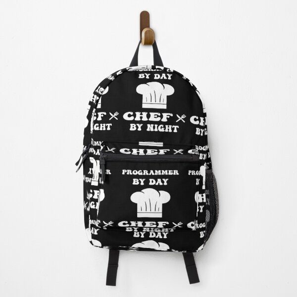 Item preview, programmer by day and chef by night funny and cool saying designed and sold by Ach B.