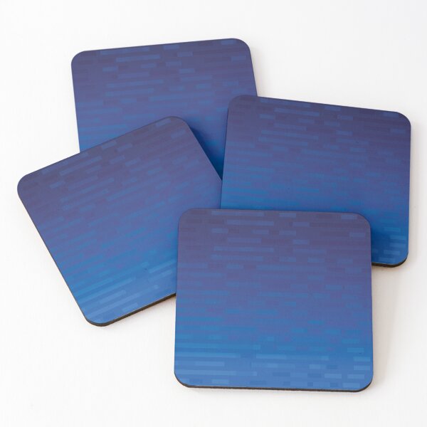 Item preview, Blue linear pattern designed and sold by JumpSeatDesign.