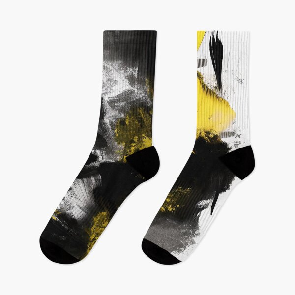 Item preview, Yellow and Black Design Abstract Textile Designs designed and sold by deniselynnimage.