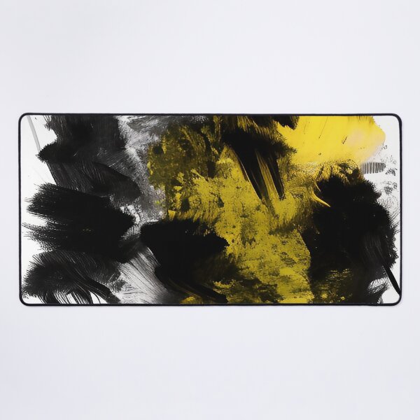 Item preview, Yellow and Black Design Abstract Textile Designs designed and sold by deniselynnimage.